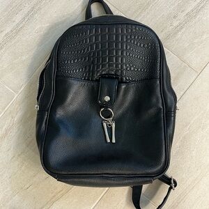 Concealed carry black pocketbook-women’s backpack